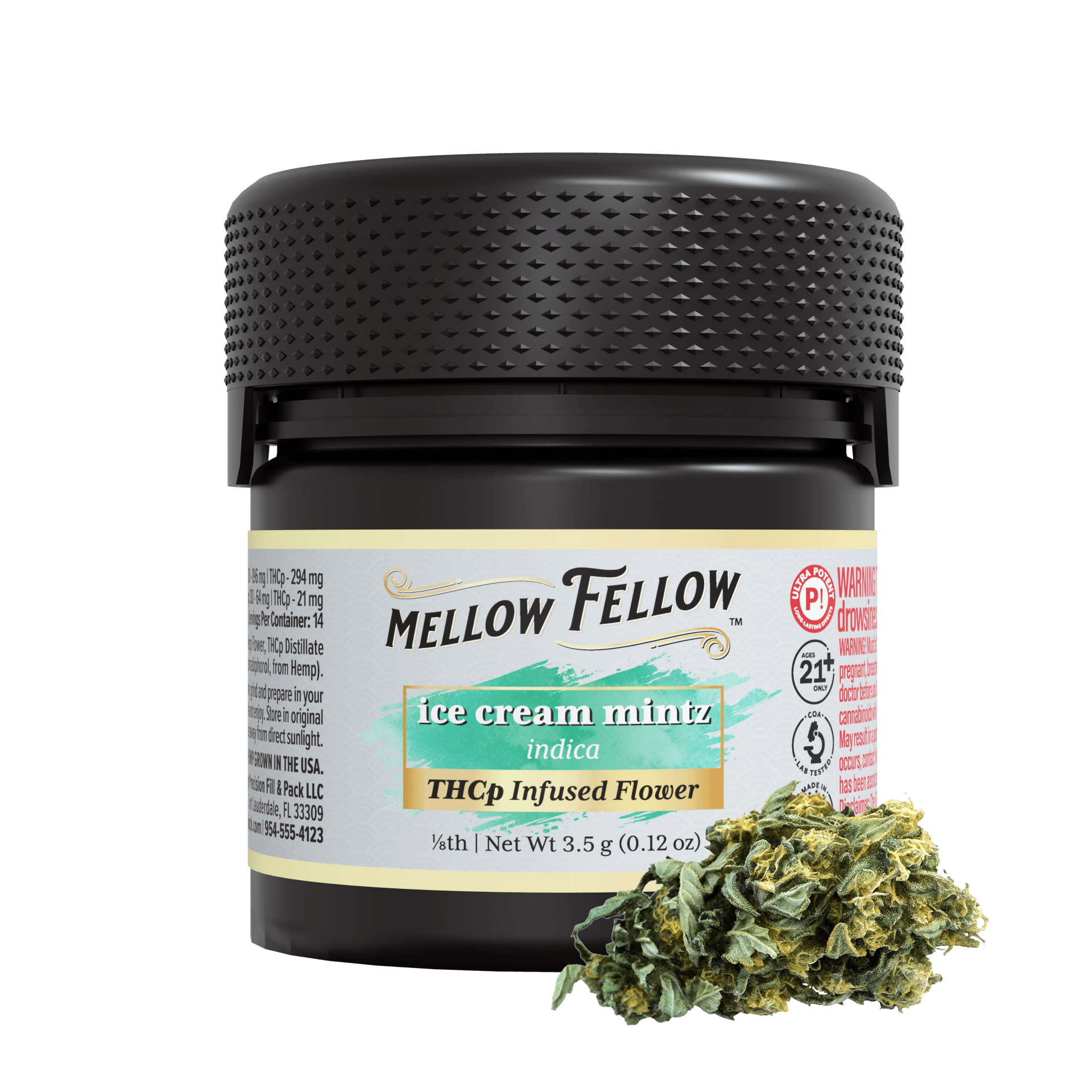 THCp 3.5g Infused Flower - Ice Cream Mintz (Indica)