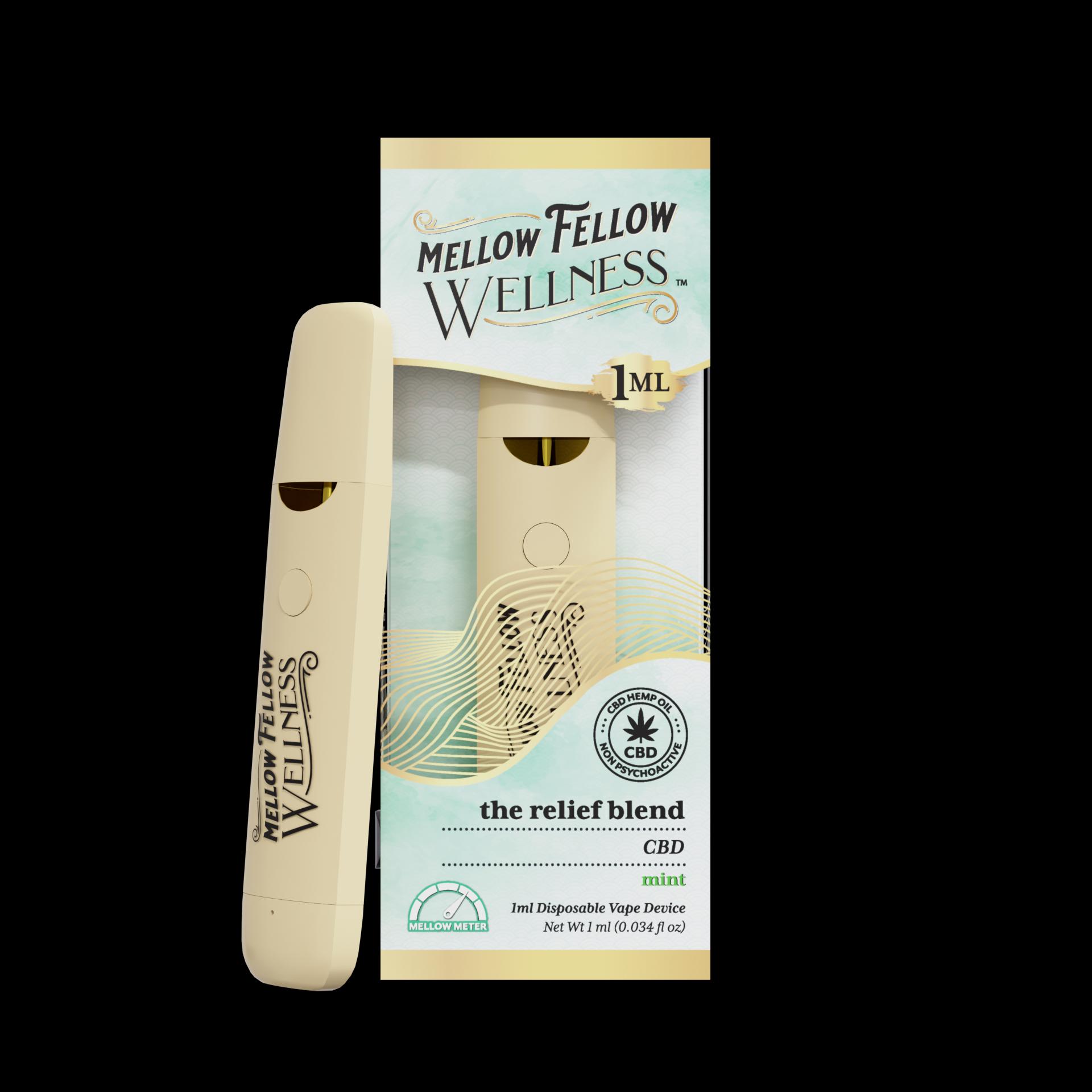 The Relief Blend - 1ml CBD Disposable Vape (Mint)
