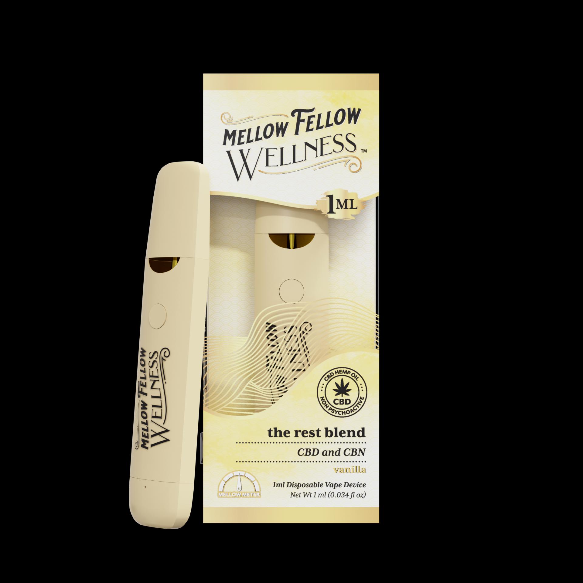 The Rest Blend - 1ml CBD Disposable Vape (Vanilla)